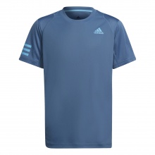 adidas Tennis-Tshirt Club 3-Streifen #22 blau Jungen